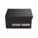 Gabinete de acero en color negro, para usar como base con radio aéreo IC-A120 y fuente de alimentación SEC1223