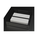 Gabinete Metálico de Seguridad para DVR/NVR, Ancho 396 mm x 78 mm de Alto x