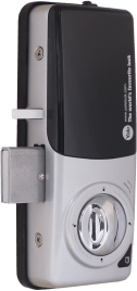 Cerrojo Slim / 11 mm / 40 Usuarios / Código PIN / Alarma / Cierre Automático / 4 Pilas AA / Puerto 9V / RF Opcional