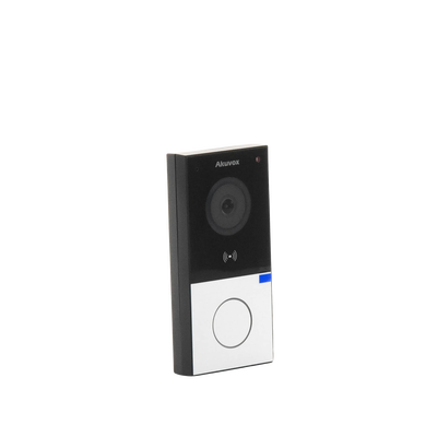 DOORBELL / WIFI / 100% en la Nube / POE / Bluetooth / NFC / Lector de Tarjetas MIFARE / Notificación en APP /  Llamada Telefónica / SIP / ONVIF / IP65 / Cámara 2 MP / Botón con Iluminación / Control de 1 Puerta