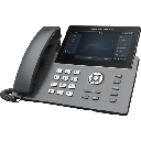 Teléfono IP Wi-Fi, Grado Operador, 12 líneas SIP con 6 cuentas, pantalla táctil  7", puertos Gigabit, Bluetooth, PoE, codec Opus, IPV4/IPV6 con gestión en la nube GDMS