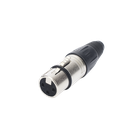 Kit Conector XLR Hembra + XLR Macho | Ideal para Conexiones de Micrófonos, Mezcladoras | Equipo de Audio Profesional