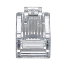 Plug RJ45 Cat5e, Para Cable UTP de Calibres 24-26 AWG, Chapado en Oro de 50 Micras, Paquete de 100 Piezas