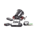 (MONITOREO en APP) Kit de Alarma Vehicular Profesional de 2 vías y control LCD con modulo CM2500 Incluye  GPS X1-MAX LTE