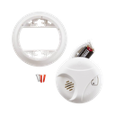 Detector de Humo Autónomo, No Requiere Panel, Con Botón para Silenciar, Sensor por Ionización