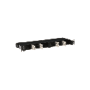Panel de Distribución de Fibra Óptica, Acepta 18 Cassettes HD Flex en 4 Espacios, Hasta 144 Fibras, 1 UR