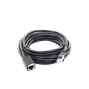 Cable de Extensión Cat6 RJ45 F/UTP / Macho a Hembra / 5 Metros (16.40 Pies) / Método de Conexión 568B / Velocidad de Transmisión 1000Mbps / Ancho de Banda del Canal 250MHz / Caja de Cobre / Negro