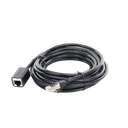 Cable de Extensión Cat6 RJ45 F/UTP / Macho a Hembra / 5 Metros (16.40 Pies) / Método de Conexión 568B / Velocidad de Transmisión 1000Mbps / Ancho de Banda del Canal 250MHz / Caja de Cobre / Negro