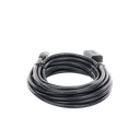 Cable de Extensión Cat6 RJ45 F/UTP / Macho a Hembra / 5 Metros (16.40 Pies) / Método de Conexión 568B / Velocidad de Transmisión 1000Mbps / Ancho de Banda del Canal 250MHz / Caja de Cobre / Negro