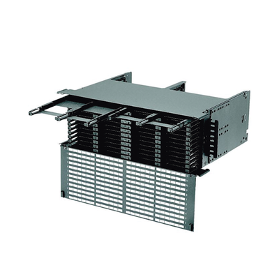 Panel de Distribución de Fibra Óptica, Acepta 12 Cassettes HD Flex y 144 Fibras por UR, 4 UR