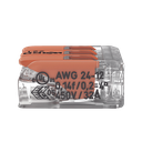 Conector Compacto para 1 Cable de Entrada 2 Cables de Salida / Cables Compatibles 28AWG-12AWG