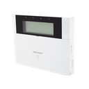 (AX HYBRID PRO) Teclado Compatible con el Panel Hybrid Pro Hikvision DS-PHA64-LP y DS-PHA64-LP(B) / Pantalla LCD / 2 zonas cableadas / 1 salida de alarma / 64 Llaveros
