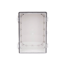 Gabinete Plástico ABS, Puerta Transparente, Uso en Intemperie IP66 (190 x 290 x 140 mm) cierre por Broche Inoxidable y Permite Cerrado con Candado y Llave (Perno 5mm) No Incluido