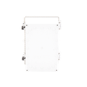 Gabinete Plástico ABS, Puerta Transparente, Uso en Intemperie IP66 (190 x 290 x 140 mm) cierre por Broche Inoxidable y Permite Cerrado con Candado y Llave (Perno 5mm) No Incluido