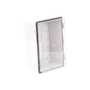 Gabinete Plástico ABS, Puerta Transparente, Uso en Intemperie IP66 (190 x 290 x 140 mm) cierre por Broche Inoxidable y Permite Cerrado con Candado y Llave (Perno 5mm) No Incluido