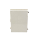 Gabinete Plástico ABS, Puerta Transparente, Uso en Intemperie (350 x 460 x 160 mm) Cierre por Broches Inoxidables y Permite Cerrado con Candado y Llave (Perno 5mm) No Incluido