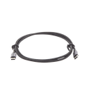 Cable USB-C a USB-C | 1 Metro (3.28 Pies) | Transferencia de Datos de 480 Mbps | Carga Rápida de Hasta 60W | QC 4.0/3.0/2.0 | PD3.0 | FPC | AFC | Protección Integrada | Caja de Aluminio | Nylon Trenzado | Color Negro