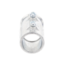 Cople de 3/4" para Tubo Pared Delgada con Tornillos Opresores.
