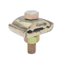 Conector 2 Cables a Superficie Plana / Bronce 100% / Cable 4-2/0 AWG / Sin Soldadura / 2.5x4x3 cm (1x1.6x1.2 in)