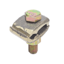 Conector Cable a Superficie Plana / Bronce 100% / Cable 2/0-250 MCM / Sin Soldadura Exotérmica / 3x4.5 cm (1.2x1.8 in)