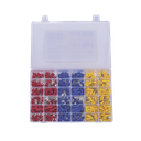 Juego de 580 pzas. Terminales Variadas con Forro y Caja de Almacenamiento.