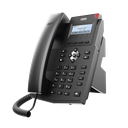 Teléfono IP empresarial para 2 lineas SIP con pantalla LCD,  Puertos Gigabit, Códec Opus, conferencia de 3 vías, PoE.