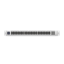 UniFi Switch Enterprise administrable capa 3, 48 puertos 2.5GbE RJ45 POE+, 4 puertos 10G SFP+, 720W, con pantalla táctil de 1.3"
