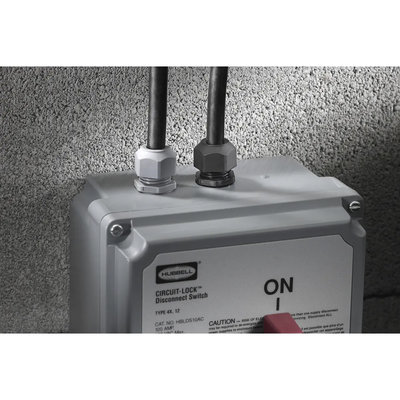 Conector de cable, estilo europeo para conductores de 0.59" a 1 ", 1", gris.