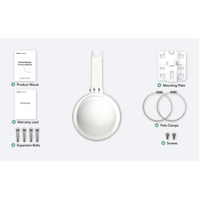 Punto de Acceso Mesh Wi-Fi 6 Exterior IP68, Wi-Fi 6 (802.11ax), 360 grados,  MU-MIMO2x2, hasta 256 clientes