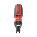 Desarmador 6 en 1 con Mango de Agarre Plástico (Torx #10 y #20, Hexagonal #5, PH0, PH2, Plana #5)