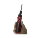 Desarmador 6 en 1 con Mango de Agarre Plástico (Torx #10 y #20, Hexagonal #5, PH0, PH2, Plana #5)