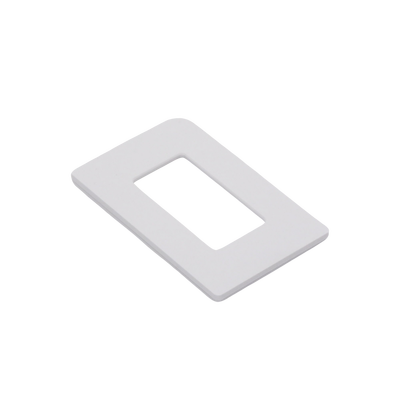 Placa de pared 1 espacio, para atenuador (dimmer), apagador ó control remoto inalámbrico LUTRON.