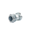 Conector Recto Compresión de Acero Galvanizado para Pared Delgada de 1/2" .