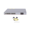 Switch Core Administrable Capa 3 con 24 puertos Gigabit + 8 SFP+ para fibra 10Gb, gestión gratuita desde la nube.