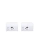 Par de Altavoz para montaje en superficie | 4.5in | FreeSpace | 8ohms | 70/100V | Blanco