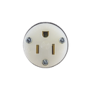 Conector Entrada Recta/ 15A 125V/ 2 Polos 3 Hilos/ Nema 5-15R/ Grado Industrial- Comercial.