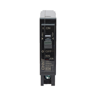 Interruptor Termomagnético Enchufable, Serie: B2Q, 1P, 20A, 120/240V (SKU:1002263)