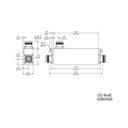 Acoplador direccional 10dB 617-5925MHz 300W-161dBc 4.3-10 IP67