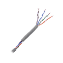 Cable Cat5e de alto rendimiento, con certificaciones ETL, UL, color gris, de 100 m ( 328 ft ) para aplicaciones en CCTV, redes de datos. Uso interior.