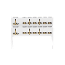Soporte + Barra de Conexion (12/24/36 MOD) (12+2 ENTR.) IP40