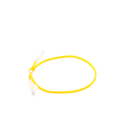 Cable de Parcheo Slim UTP Cat6A - 0.5 Metros (1.64 Pies) Amarillo, Diámetro Reducido (28 AWG)