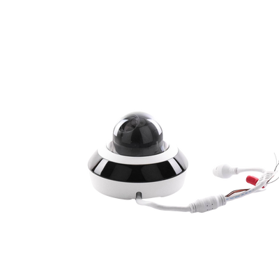 Mini Domo PTZ IP 4 Megapixel / 4X Zoom / H.265+ / 20 mts IR EXIR / WDR 120dB / PoE / IK10 / Exterior IP66 / Ultra Baja Iluminación / Micrófono Integrado / PoE