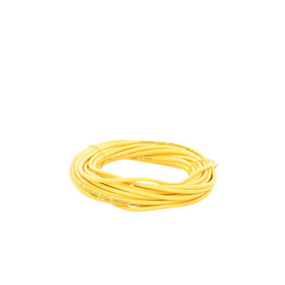Cable de Parcheo Slim UTP Cat6A - 7 Metros (22.97 Pies) Amarillo, Diámetro Reducido (28 AWG)