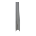 Divisor para uso con canaletas T70, Material PVC Rígido, 2.4 m de Largo, Color Gris Internacional