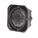 Bocina Compacta de Uso Rudo, 100 Watts de Potencia, Ideal Para Vehículos de Encubierto, Montaje Universal, 11 Ohms de Impedancia