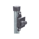 Poste con altura de 1m para cercos eléctricos/ Incluye base multiposicion fabricado 100% con acero galvanizado con 5 aisladores de paso