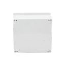 Gabinete de Poliéster IP65 Uso en Intemperie (400 x 400 x 200 mm) con Placa Trasera Interior de Plástico (Incluye Chapa y Llave).