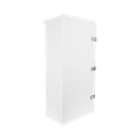 Gabinete para instalación de 3 Baterías PL110D12, Fabricado en Lámina Galvanizada, Accesorios para piso o poste (No incluidos)