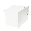 Gabinete para instalación de 2 Baterías PL4012, Fabricado en Lámina Galvanizada, Opción para montar en poste (No incluido)