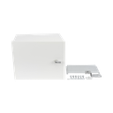 Gabinete para instalación de 2 Baterías PL4012, Fabricado en Lámina Galvanizada, Opción para montar en poste (No incluido)